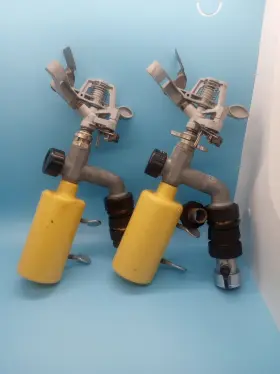 2155 Kinex Pair Of Adjustable T-post Impulse Sprinkler Open Box