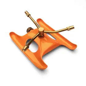 Kings County Tools 763961669906 Sprinkler Sled Three Independently Adjustable Brass Nozzles Orange Powder Kings County Tools 763961669906 Sprinkler Sled Three Independently Adjustable Brass Nozzles Orange Powder