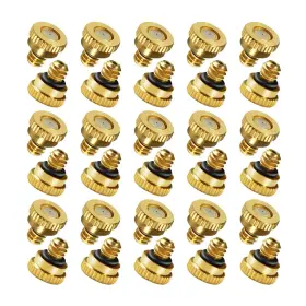 Kuwan 680548765915 30pcs Brass Misting Nozzles For Cooling System 0.023 Inch 0.6 Mm 10/24 Un