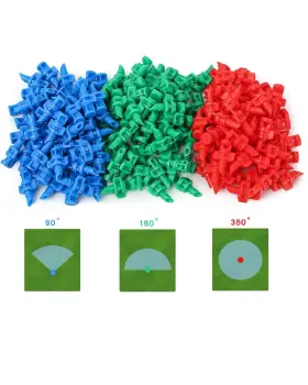 Lafarh030150 La Farah 150pcs 90/180/360 Degree Polyethylene Pe Micro Sprayer Refraction Automiz Inch Lafarh030150 La Farah 150pcs 90/180/360 Degree Polyethylene Pe Micro Sprayer Refraction Automiz Inch