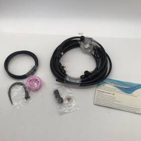 Land Garden X002locrob Outdoor Misting Fan Irrigation Kit Black Quick And Easy Connection