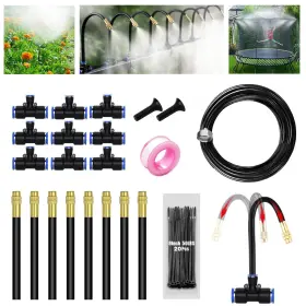 Wis-15 Landgarden 360 Adjustable Mister Drip Irrigation System -water Trampoline Sprinkler Kit
