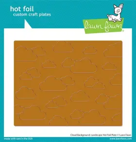 5a0021mx-1g4j1 Lawn Fawn Cuts Hot Foil Plates-cloud Background Landscape