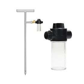 L-rwt-300 Lcgp Deep Root Irrigation Tool Stainless Steel Watering Spikes Polished With T-handle L-rwt-300 Lcgp Deep Root Irrigation Tool Stainless Steel Watering Spikes Polished With T-handle