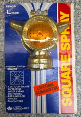 Le100-s Le Brand Brands Square Spray Sprinkler Attachment Cast Aluminum Garden America