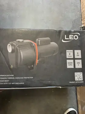 Ucsm200 Leo 2hp Lawn Sparkler Pump Model Ucsm200 Leo 2hp Lawn Sparkler Pump Model