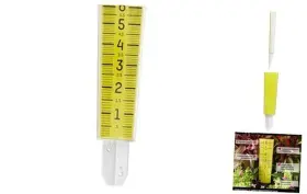 2702n Lifetime Brands Inc. Taylor Clearvu Rain And Sprinkler Gauge 6 Inch Capacity Clear
