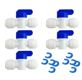 Liimevvon 607569641820 Lemoy Equal Straight Od Tube Ball Valve Quick Connect Fitting 3/8-inch By 3/8 Liimevvon 607569641820 Lemoy Equal Straight Od Tube Ball Valve Quick Connect Fitting 3/8-inch By 3/8