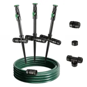 Dc-002 Lizjarol New Flexible Sprinkler System Above Ground Diy Irrigation Kit Multi-adjustable