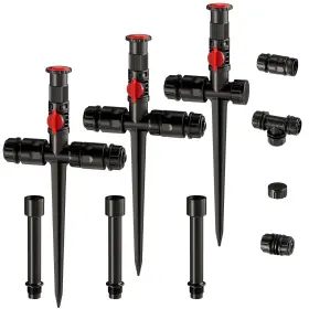 Dc-03 Lizjarol Multi-adjustable Flex Design Garden Sprinkler With Extension Set Above Groun