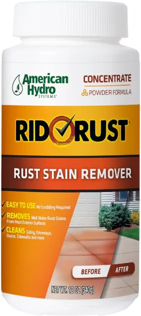 2653  Llc Rid-o-rust Outdoor Rust Stain Remover Concentrated Powder Formula Removes