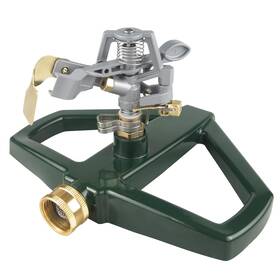 Lumzebqra Sprinkler-02 Sprinklers For Yard With Metal Base Heavy Duty 360 Degree Rotat Inch
