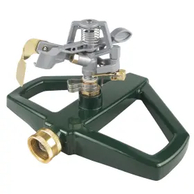 Sprinkler-02 Lumzebqra Sprinklers For Yard With Metal Base Heavy Duty 360 Degree Rotat Inch