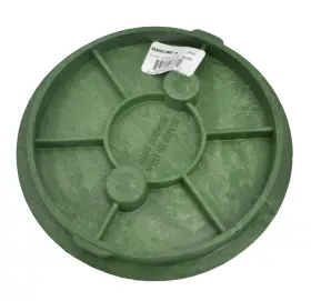 Ml107c Mainline 6 Inch Round Cover 1/4 Bottom Body Flange Uv Stabilizer Green