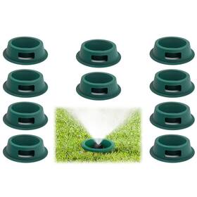 Malhehey 156476 Outside Lawn Sprinkler Head Protector Pack Of 10 Durable Plastic
