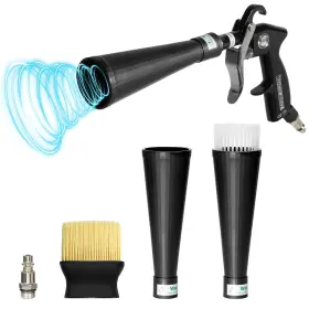 Qcqjq001 Mapaim High Pressure Car Cleaning Gun With 2 Nozzles And Brush Air Blow For Inter