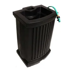 5847bk Mayne Madison 40 Gal. Black Polyethylene Rain Catcher