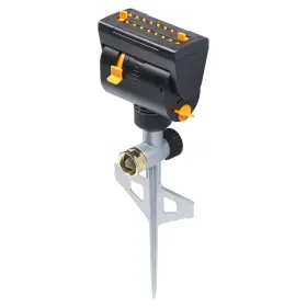 Melnor 042206040657 Xt Mini-turbo Oscillating Sprinkler On A Spike With Touch Width Control And Flo Melnor 042206040657 Xt Mini-turbo Oscillating Sprinkler On A Spike With Touch Width Control And Flo