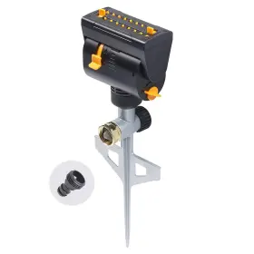 65031-amz Melnor 042206650313 Mini Oscillating Sprinkler On Step Spike With Product Adapter Set