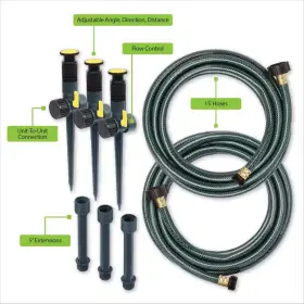 Melnor 445010247282 Multi-adjustable Garden Watering Set