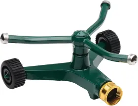 3-arm Melnor 445031748720 Metal Revolving Sprinkler Rotary With Wheeled Base Green 45ft 3-arm Melnor 445031748720 Metal Revolving Sprinkler Rotary With Wheeled Base Green 45ft