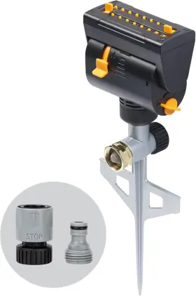 65137amz Melnor Minimax Turbo Oscillating Sprinkler On Step Spike 4000 Sq. Ft 65137amz Melnor Minimax Turbo Oscillating Sprinkler On Step Spike 4000 Sq. Ft