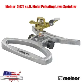 Moxt9541md Melnor 5675 Sq Ft All Metal Head Pulsating Lawn Impact Sprinkler Adjustable Spray