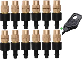 Mini Skater 764485756882 12 Set New Copper Adjustable Spray Nozzle Atomization C Mini Skater 764485756882 12 Set New Copper Adjustable Spray Nozzle Atomization C