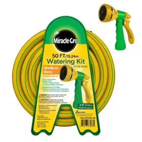 B0dz76r52v Miracle-gro 50ft 3/8in Garden Hose Watering Kit With Adjustable Nozzle