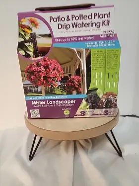 191775 Mister Landscaper Patio And Potted Plant Drip Watering Kit - Brand New In Box 191775 Mister Landscaper Patio And Potted Plant Drip Watering Kit - Brand New In Box