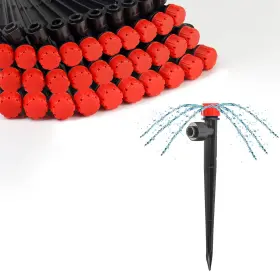 Mixc 975681801397 30pcs Quick-connect Drip Irrigation Emitters For 1/4 Inch Tubing