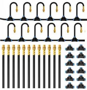 Mixc Xk13503 50ft 1/4 Inch Drip Irrigation System 2026-upgrade Garden Kit With 12pc