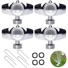 Morvat 680168518984 Metal Garden Sprinkler With Gentle Water Flow Up To 30 Ft 4 Pack