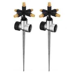 Mosiken Dcssq01 2 Pack Metal Sprinklers For Targeted Coverage In Flower Beds And Vegetable G