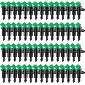 Mudder 445040616652 60 Pieces Irrigation Drip Emitter Garden Flag Dripper Trees A