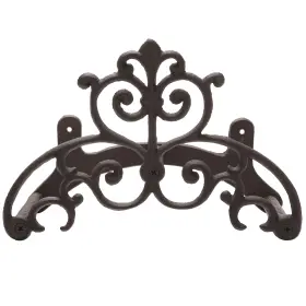 B099w9bqs5 Mygift Cast Iron Wall Mount Garden Hose Holder - Heavy Duty Storage Rack