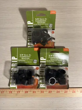 R377ct National Diversified Sales Inc Lot Of 3 -raindrip Black Full Circle Drip Irrigation Adapter 5/8 Compression Inch R377ct National Diversified Sales Inc Lot Of 3 -raindrip Black Full Circle Drip Irrigation Adapter 5/8 Compression Inch