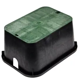 Nds 313027656663 15 Inch X 22 Rectangular Jumbo Valve Box And Cover 12 Height Black