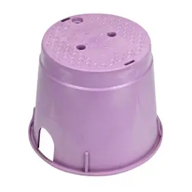 Nds 445002839891 10 Inch H Round Standard Series Valve Box And Cover Purple Reclaimed Wat