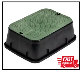 Nds 445035453415 14 Inch X 19 Rectangular Valve Box Extension And Cover Black Gr