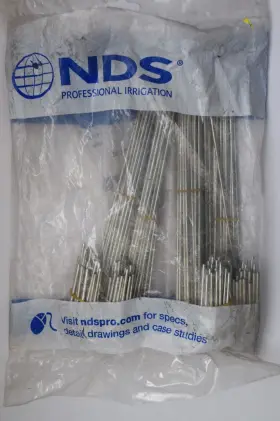 Nds 652692145509 100 Pack Galvanized Steel Silver Drip Irrigation Wire Hook Stake 8 Inch L