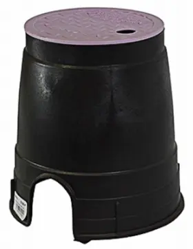 D109-p Nds Valve Box With Cover 6 Inch Round -