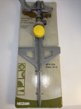 Nelson 012495599792 Heavy Duty Metal Impact Yard Lawn Sprinkler Spike 85 Dia