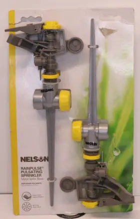 03-029607 Nelson Pulsating Sprinkler With Metal Spike Base New 03-029607 Nelson Pulsating Sprinkler With Metal Spike Base New