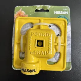 50951 Nelson 2007 Stationary Sprinkler Pound Of Rain Yellow New Old Stock