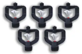 9913-1260 Nelson Irrigation 5 R10 Rotator Nursery / Agricultural Sprinkler 1/2 Inch 18-20ft