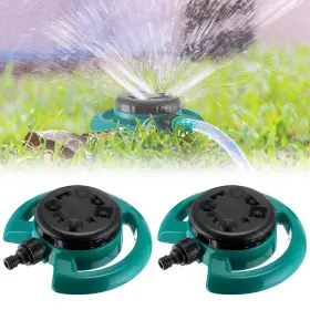 Sii-ninehaoou-22 Ninehaoou 2 Pcs Multipurpose Lawn Sprinkler 8 Pattern Reliable Water Lightwei Sii-ninehaoou-22 Ninehaoou 2 Pcs Multipurpose Lawn Sprinkler 8 Pattern Reliable Water Lightwei