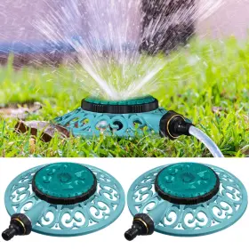 Sii-ninehaoou-34 Ninehaoou 2 Pcs Lawn Sprinkler With Metal Decorative Base - 8 Pattern Stationary Sprink Sii-ninehaoou-34 Ninehaoou 2 Pcs Lawn Sprinkler With Metal Decorative Base - 8 Pattern Stationary Sprink