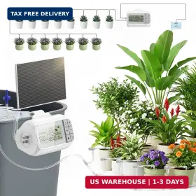 Sd03a1 Noctila Automatic Drip Irrigation Kit Solar And Usb Rechargeable Auto Plant Watering Syst