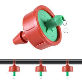 Nrwrty Nr9002 50 Pcs 0.25 Gph Pressure Compensating Drip Irrigation Spot Watering Drippers/